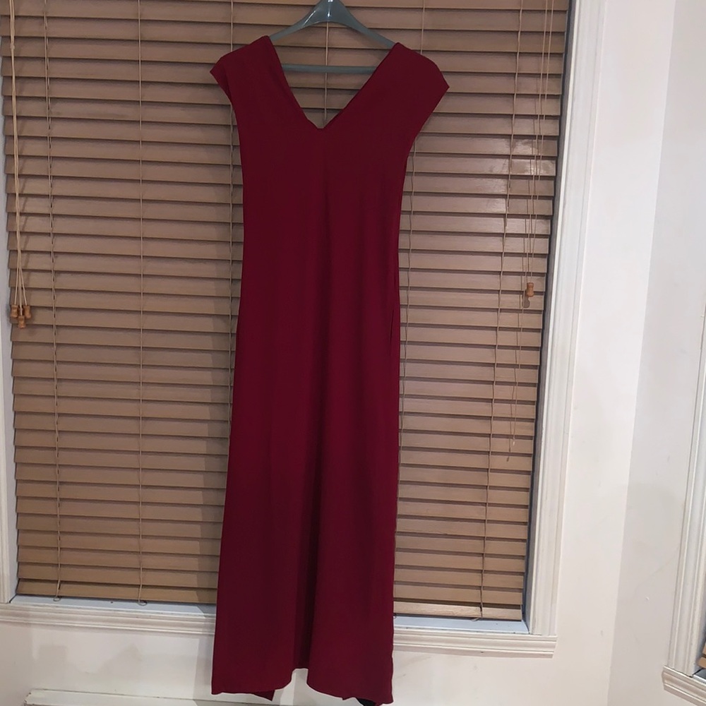 Chalayan | Long Red Dress with Pockets